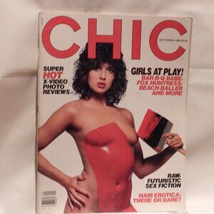 CHIC MAGAZINE SEPTEMPER 1986 GIRLS AT PLAY